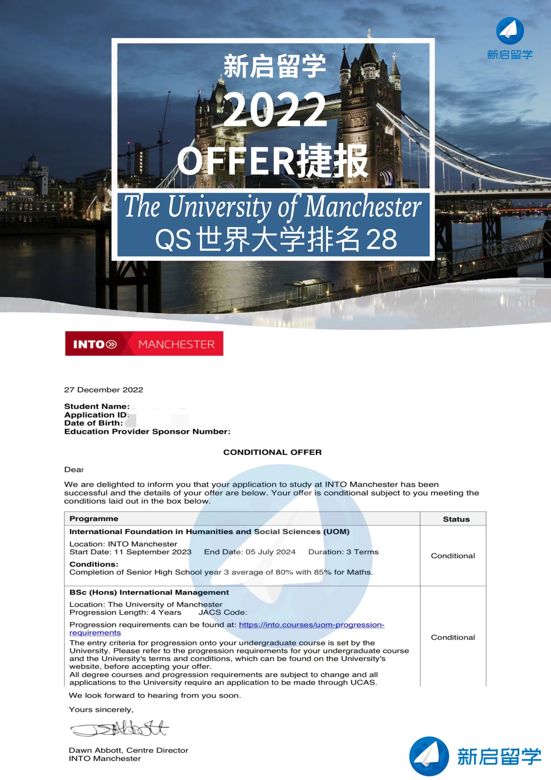 BSc (Hons) International Management(Manchester)